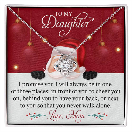 To My Daughter Christmas Gift,  Daughter Necklace, Daughter Jewelry Gifts from Dad Mom