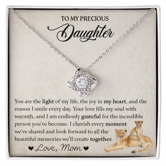 To My Daughter Gift, Daughter Necklace, Daughter Jewelry Gifts from  Mom
