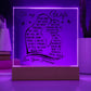 To My Wife Lighted Acrylic Plaque