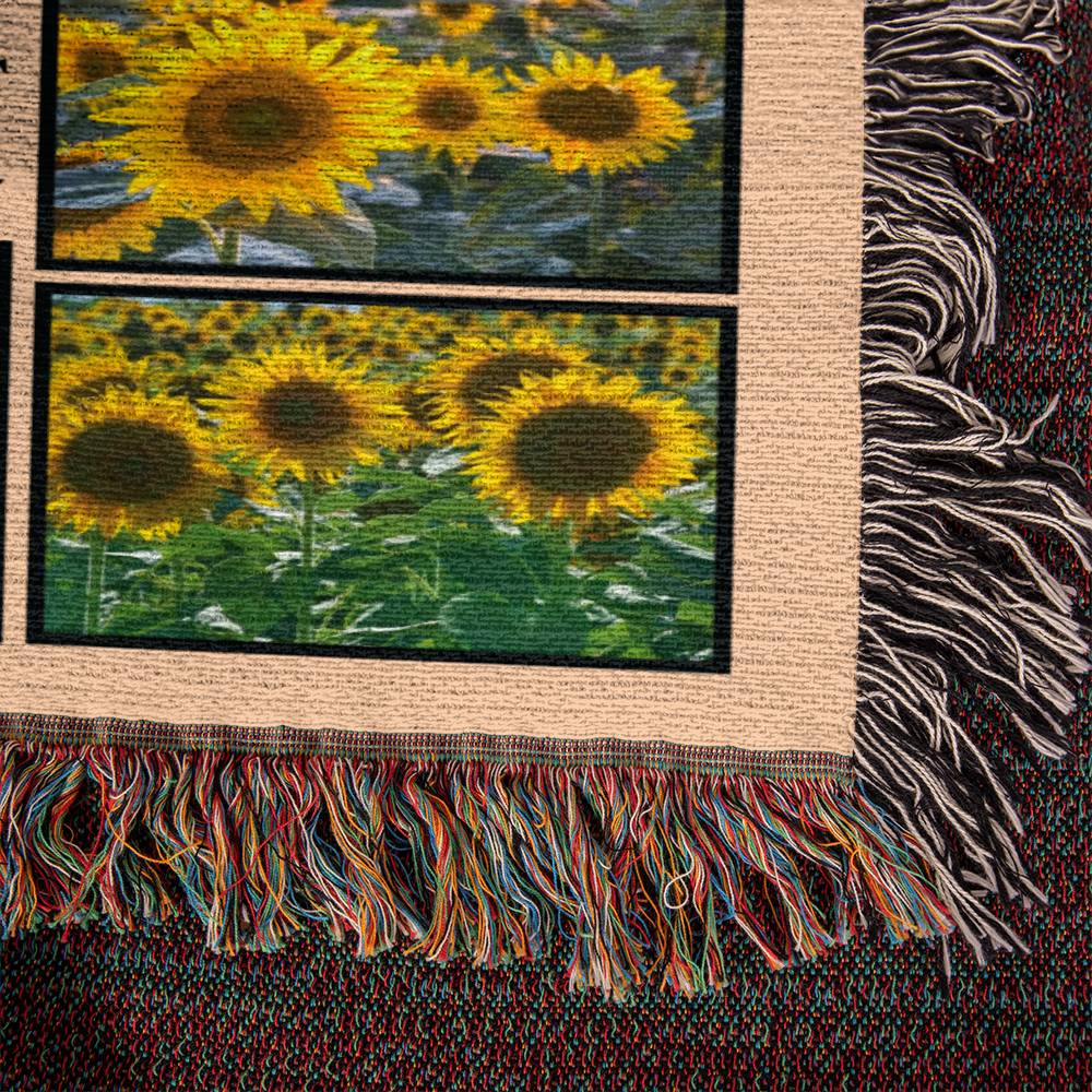 Daughter Stay Strong Sunflower Blanket
