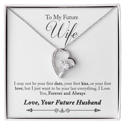 Husband to Future wife Heart Necklace Gift