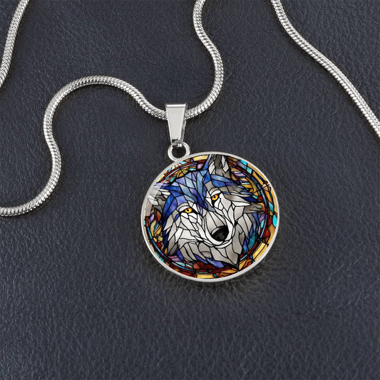 Wolf Necklace or Bangle Charm Bracelet