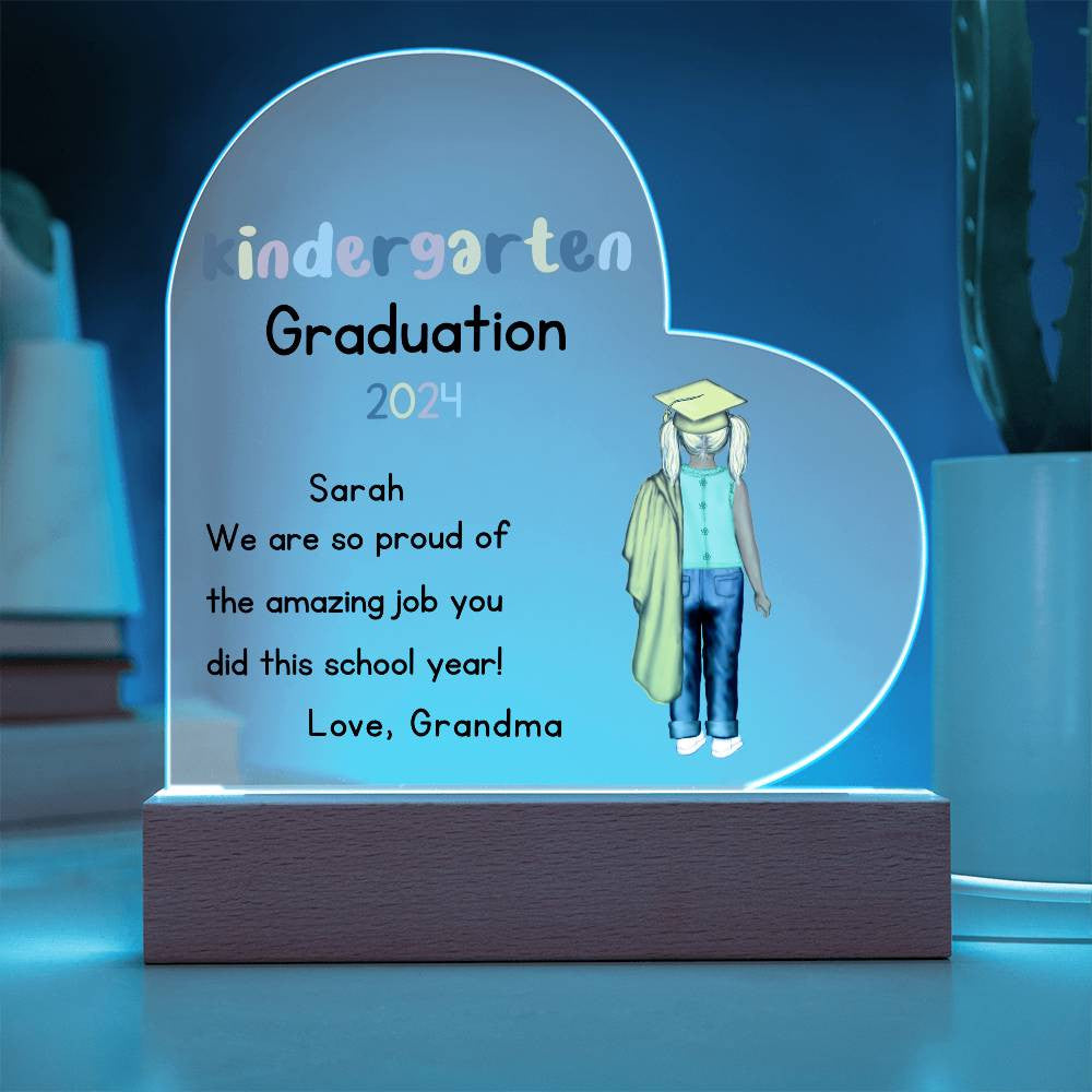 Kindergarten Graduation Plaque