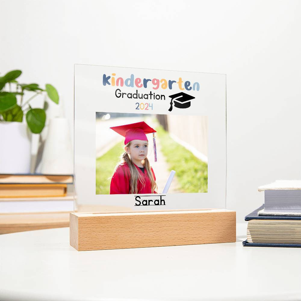 Personalized Kindergarten Graduation Photo Plaque Class of 2036