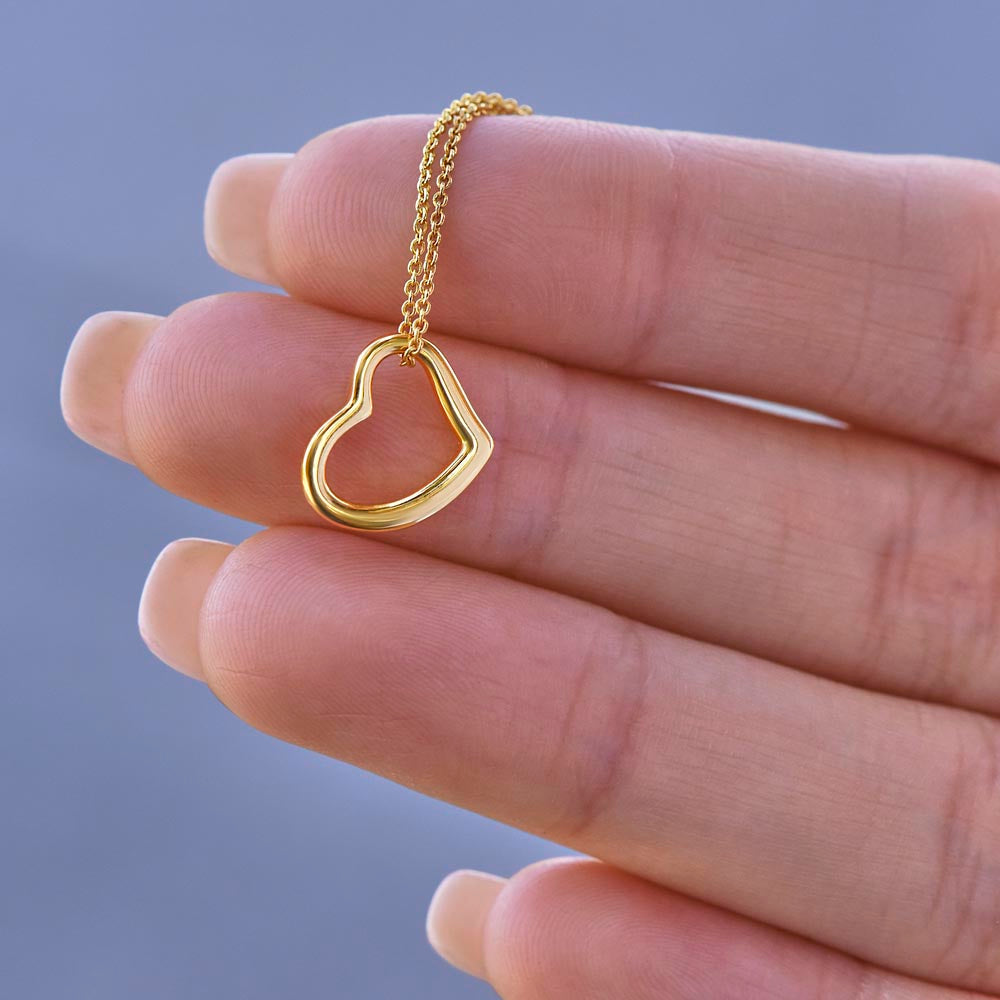 6th Grade Graduation Gold Delicate Heart Necklace-FashionFinds4U