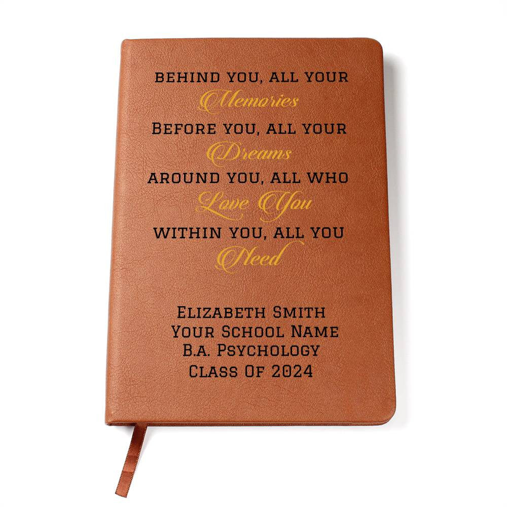 Class of 2024 Graduation Gift Journal in 5 Colors