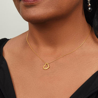 7th Grade Graduation Gold Delicate Heart Necklace-FashionFinds4U