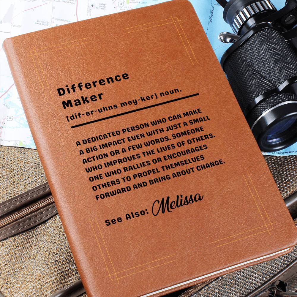 Difference Maker Personalized Journal