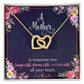 A Mother Is Someone You Dream With Interlocking Hearts Necklace-FashionFinds4U