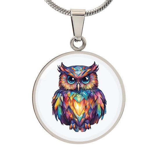 Owl Engraved Necklace