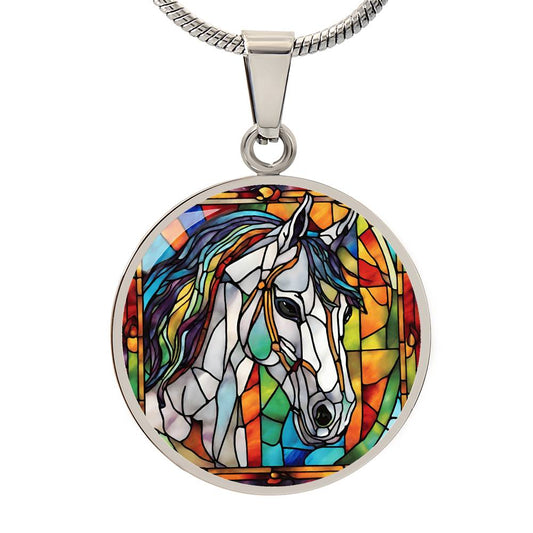 Unicorn Engraved Necklace