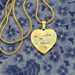 Stepmother  Engraved Heart Necklace