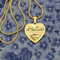 Nanny Engraved Heart Necklace