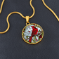 Cardinal Engraved Necklace