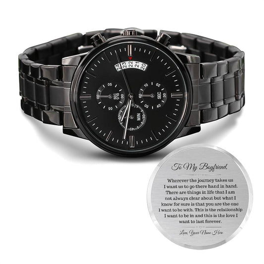Personalized Engraved Watch Gift for Boyfriend