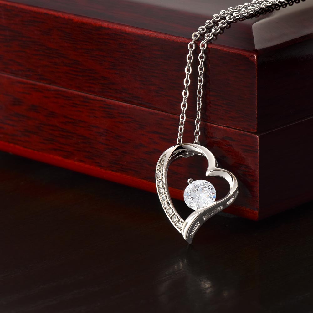 Wife All That I Am Or Hope To Be Forever Love Heart Necklace-FashionFinds4U
