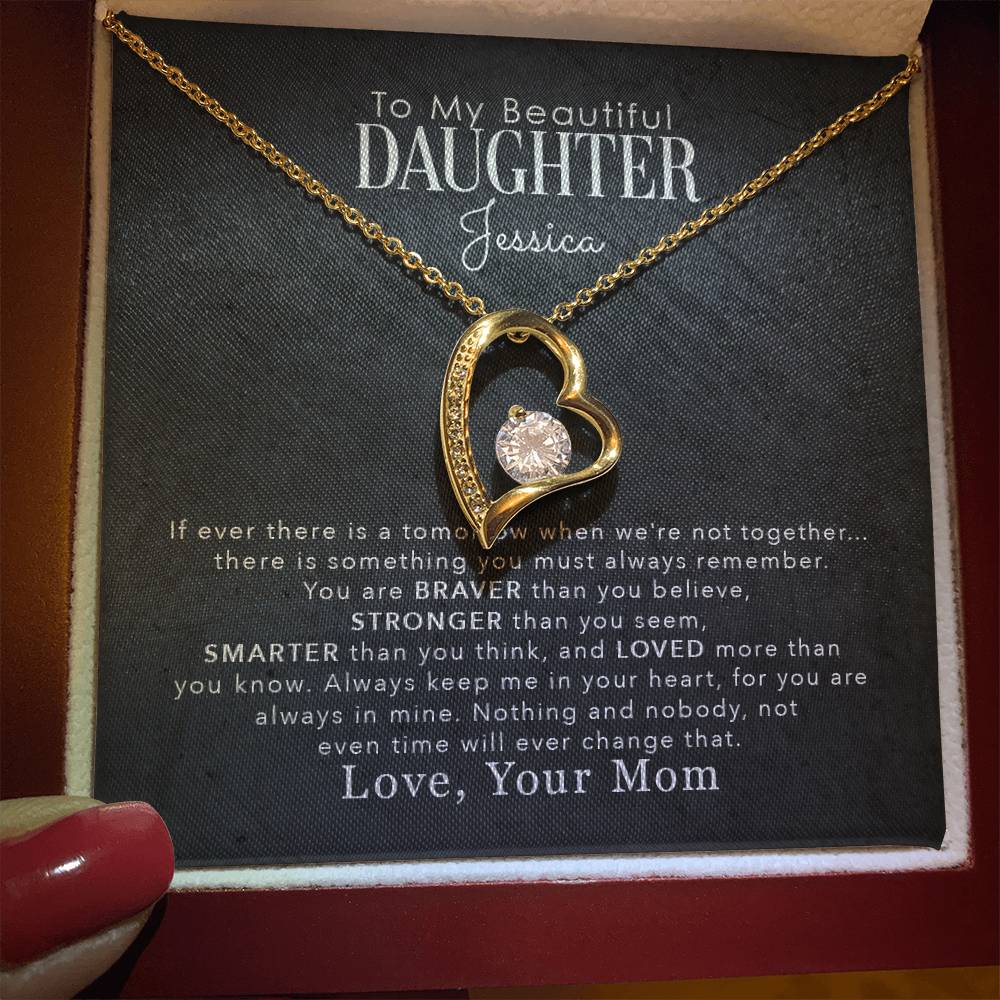 Daughter Necklace Gift from Mom