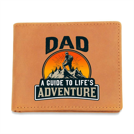 Dad Adventure Leather Wallet