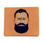 Dad Awesome Leather Wallet