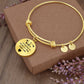 A Sister Is Someone to Dream, Cry, Sing, Laugh With Engraved Bangle Bracelet