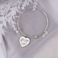 Nana Heart Bangle Bracelet Engraved