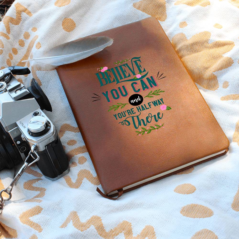 Believe You Can Leather Journal
