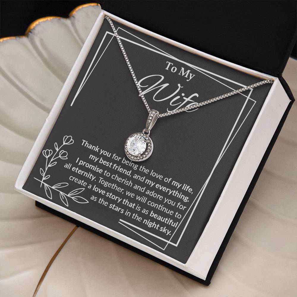 To My Wife Hope Necklace Gift