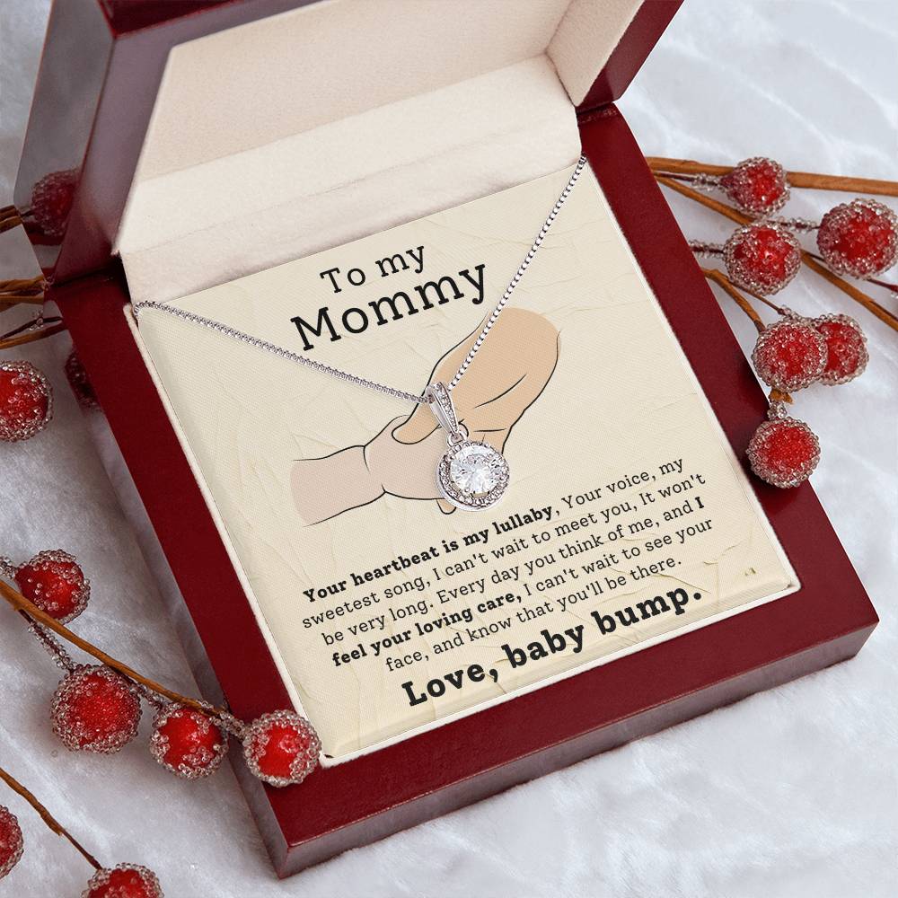 Mom from Baby Bump Hope Necklace Gift