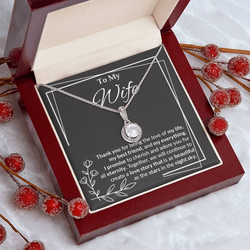 To My Wife Hope Necklace Gift