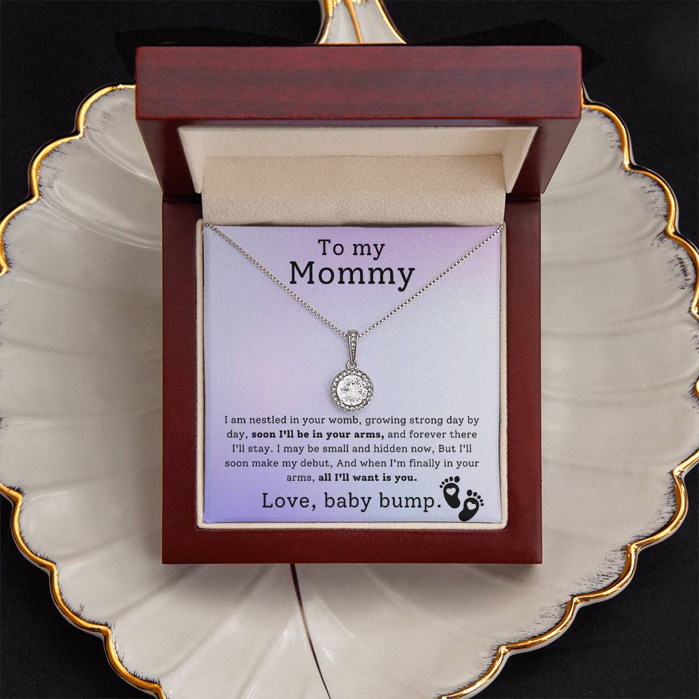 Mommy from Baby Bump Hope Necklace Gift