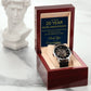 20 Year Work Anniversary Gift -Men's Mechanical Watch with LED Box