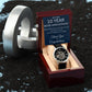10 Year Work Anniversary GIft Men's Mechanical Watch with LED Gift Box