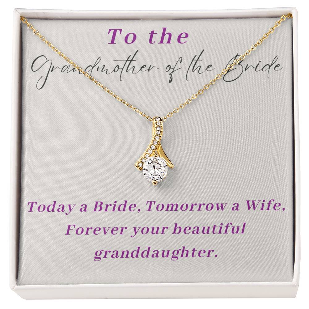 Grandmother of The Bride Alluring Beauty Necklace