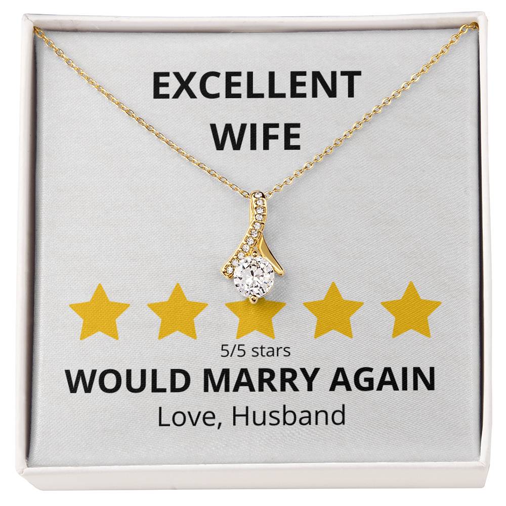 Excellent Wife 5 star Review Alluring Beauty Necklace