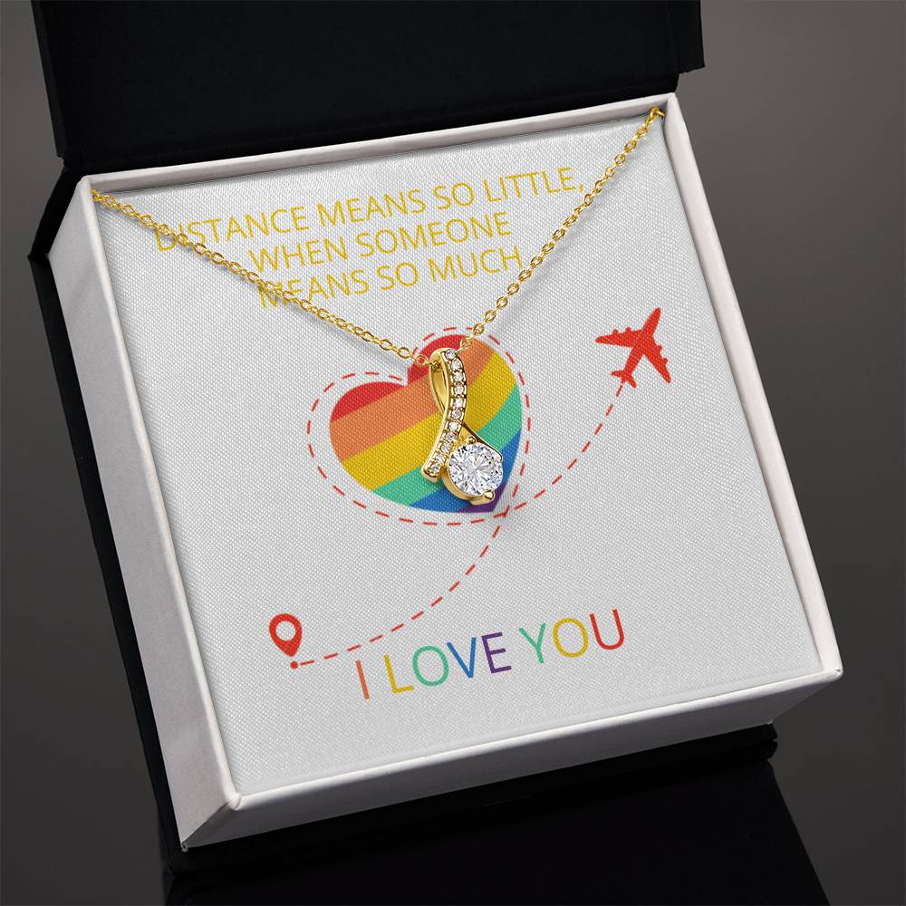 Distance Relationship Alluring Beauty Necklace
