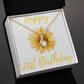 Happy 21st Birthday Alluring Beauty Necklace