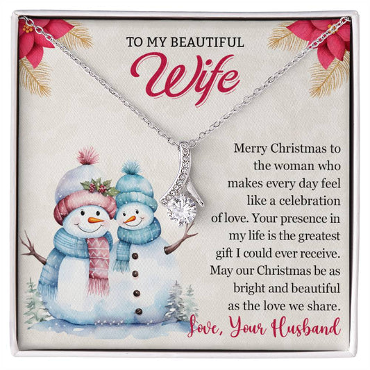 To My Wife Necklace, Christmas Gift For Wife, Wife Gift, Christmas Gifts For Her