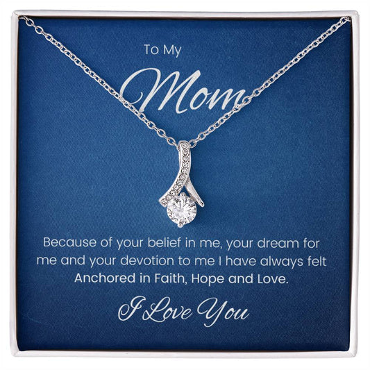 Mom Faith Hope and Love Alluring Beauty Necklace