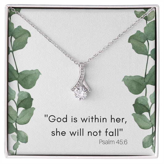 God Is Within Her Alluring Beauty Necklace