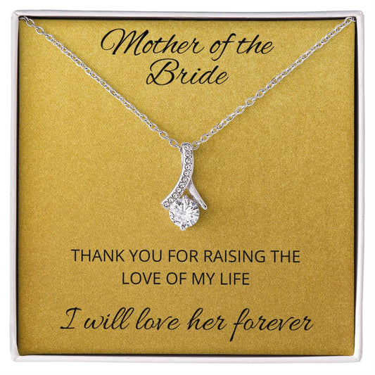 Mother of the Bride From Groom Alluring Beauty Necklace