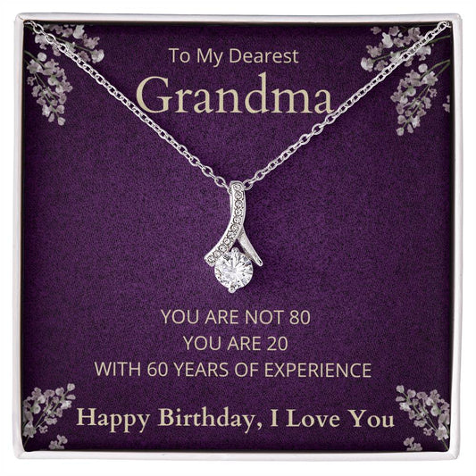 Grandma 80th Birthday Alluring Beauty Necklace