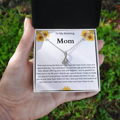 Amazing Mom Sunflower Alluring Beauty Necklace