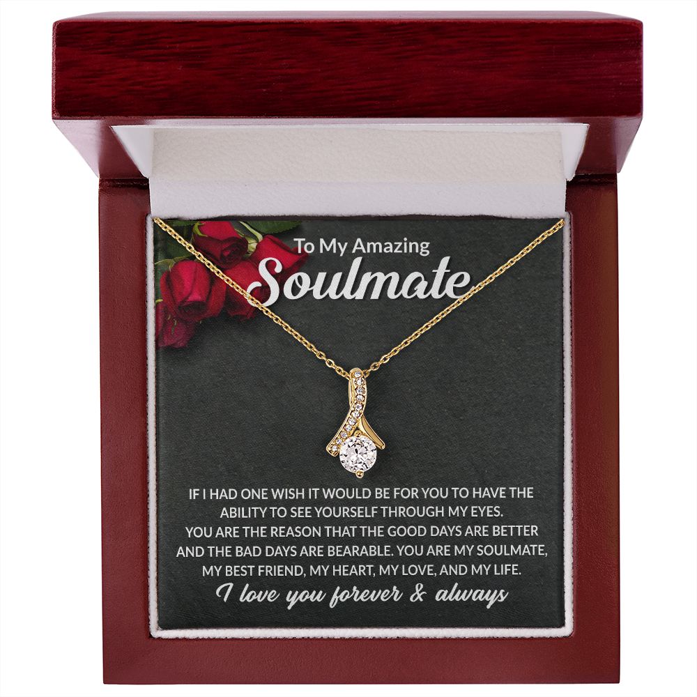 Soulmate My Best Friend Alluring Beauty Necklace Gift-FashionFinds4U