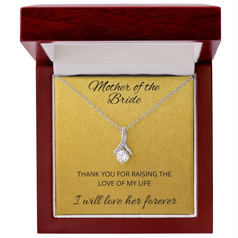 Mother of the Bride From Groom Alluring Beauty Necklace