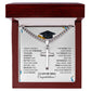 Class of 2024 Engraved Cross Necklace for Men