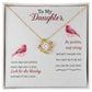 Daughter Encouragement Knot Necklace