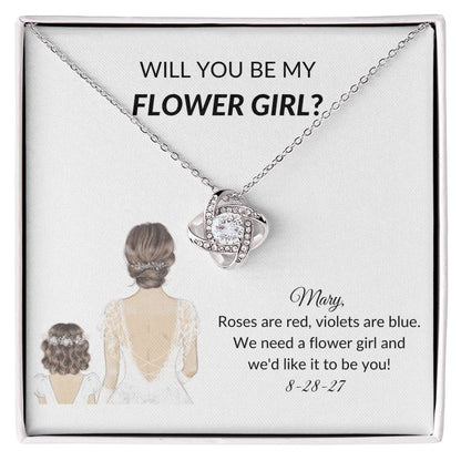 Personalized Flower Girl Proposal Card Gift