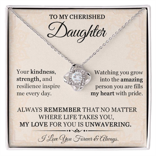 To My Daughter Dad Gift, Daughter Necklace, Daughter Jewelry Gifts from Dad