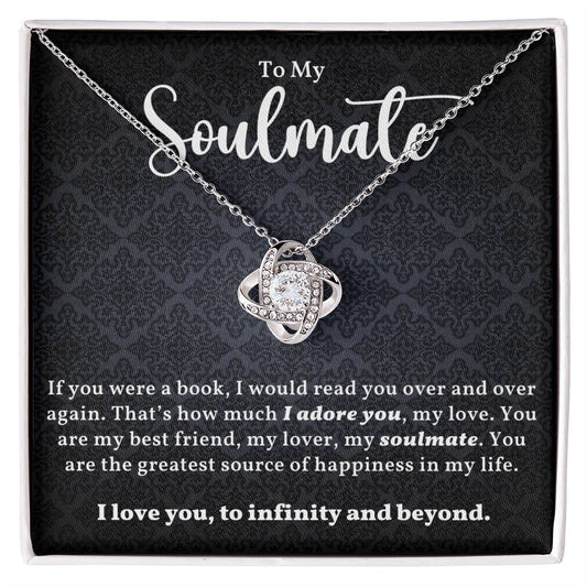 To My Soulmate Necklace, Christmas, Valentine Gift For Her, Gift For Soulmate