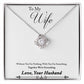 Wife My Everything Knot Necklace